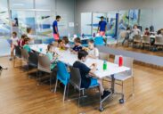 Sala integracyjna w Jump Hall