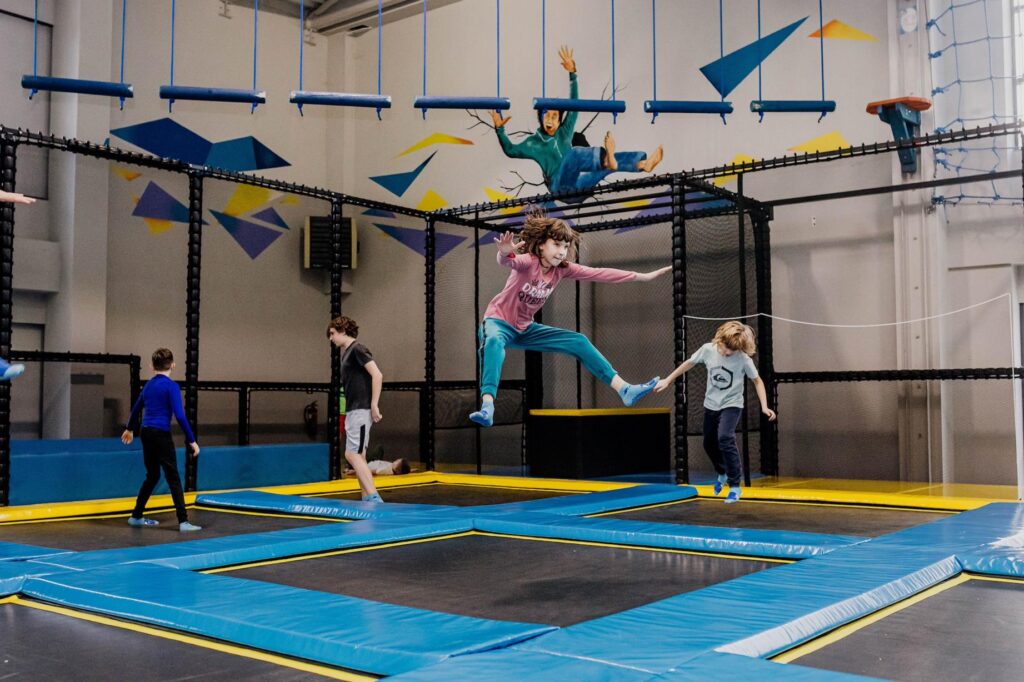 Największy park trampolin